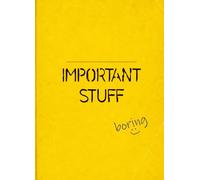 Important Stuff: A notebook inspired by the children's book This Magic Is Real
