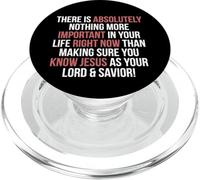 Importante Conoce a Jesús como Tu Señor Y Salvador Ahora PopSockets PopGrip para MagSafe