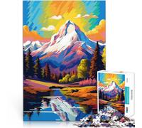 Imposible Amantes de Las montañas Rompecabezas para Adultos de 1000 Piezas 26x38cm Cada Pieza es única: un desafiante y Divertido Juego Familiar para Mayores de 14 años