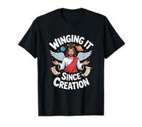 Imposible desde la creación La fe cristiana es un Jesús divertido Camiseta
