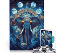 Imposible Elefante de fantasía Rompecabezas para Adultos de 1000 Piezas 38x52cm Cada Pieza es única: un desafiante y Divertido Juego Familiar