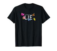 Imposible es un... Mentir Hibisco y Mariposa Camiseta