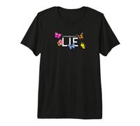 Imposible es un... Mentir Hibisco y Mariposa Camiseta Premium