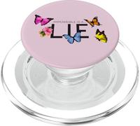 Imposible es un... Mentir Hibisco y Mariposa PopSockets PopGrip para MagSafe