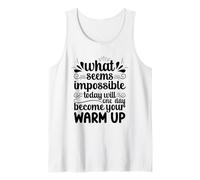 Imposible Hoy será tu motivación de Calentamiento Camiseta sin Mangas