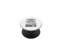 Imposible Hoy será tu motivación de Calentamiento PopSockets PopGrip Adhesivo