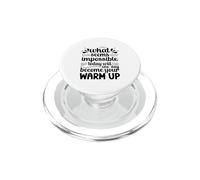 Imposible Hoy será tu motivación de Calentamiento PopSockets PopGrip para MagSafe