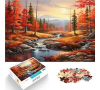 Imposible Paisaje de otoño Rompecabezas de 1000 Piezas para Adultos 26x38cm Cada Pieza es única: un desafiante y Divertido Juego Familiar para Mayores de 14 años
