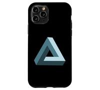 Imposible Penrose Triángulo 3D Ilusión óptica Arte matemático Carcasa para iPhone 11 Pro