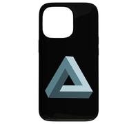Imposible Penrose Triángulo 3D Ilusión óptica Arte matemático Carcasa para iPhone 13 Pro