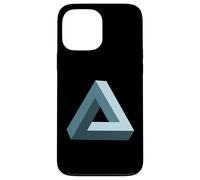 Imposible Penrose Triángulo 3D Ilusión óptica Arte matemático Carcasa para iPhone 13 Pro MAX