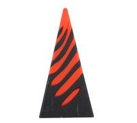 Imposible Pyramid Passthrough Ansiedad Relieve Multifuncional Descripción Multifuncional Estrés de Juguete Reviviendo el Cono Espiral Impreso en 3D para el Estudio de Trabajo (Negro Rojo)