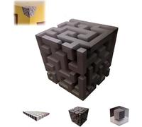 Impossible Corners - Arte de pared que remodela la realidad, ilusión óptica 3D, calcomanía de esquina para pared, despegar y pegar, cubo geométrico, decoración moderna de ilusión abstracta para sala