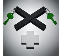 Impossible Cross Magic Tricks Efecto de penetración visual, dos barras de tierra que pasan entre sí, ilusiones de primer plano, trucos