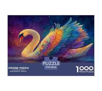 Impossible Puzzle 1000 Piezas - Beautiful Cisne, Cisne in The Lake, para Adultos, Rompecabezas Desafiante, para Niños +14 Años, 38x26cm/1000pcs