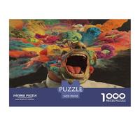 Impossible Puzzle 1000 Piezas - Doctor Extraño, Estilo arteístico, Rompecabezas Desafiante, para Toda La Familia, 70x50cm/1000pcs