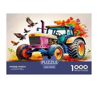 Impossible Puzzle 1000 Piezas para Adultos - Tractores, Granja, 70x50cm/1000pcs