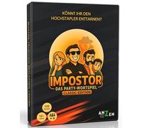 Impostor - El Juego de Palabras de Fiesta - Edición clásica | Juego de Cartas Imposter | ¿Podrías Descubrir el estafador? | Juegos de Fiesta | Juego de Mesa para la Familia, Amigos y Adultos |