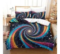 Impresas En 3D Vértigo Juego De Ropa De Cama Infantil Microfibra Suave Fundas Nórdicas Fundas De Almohada 3 Piezas Cremallera Oculta King(220x240cm)