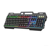 Imprescindible para teclado mecánico USB BAJEAL K45 con características RGB (negro)
