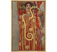 Impresi n en lienzo enmarcada NWT Arte de pared Hygieia de Gustav Klimt Historia decorativa