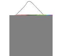 Impresi n en metal de ""Los tesoros de Caroline: galgo italiano, 6 h x 6 w. El amor es un perro""