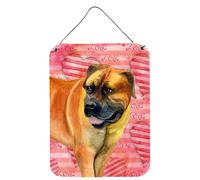 Impresi n en metal ""Los tesoros de Caroline: amor entre mastines boerboel, 16"" x 12"" Multicolor""