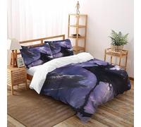 Impresión 3D cosechador cósmico Juego De Ropa De Cama Niñas 3 Piezas Microfibra 2 Fundas De Almohad Suave con Cremallera De Super King（260x220cm）