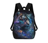 Impresión 3D Enchanted Tiger Fantasy Artwork Mochilas Escolares Para Niños De 17 Pulgadas, Mochilas Para Libros Para Niños, Mochila De Gran Capacidad, Mochila De Viaje, Mochilas De Uso Diario