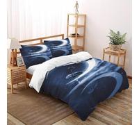 Impresión 3D Jack Frost Luna Juego De Ropa De Cama Infantil/Juvenil 3 Piezas Moderna 2 Fundas De Almohad Suave con Cremallera De King（220x240cm）