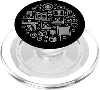 Impresión 3D para impresoras 3D y Ventiladores de fabricación aditiva PopSockets PopGrip para MagSafe