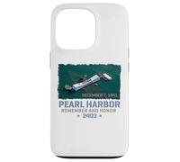Impresión a pincel Remember and Honra al USS Arizona de Pearl Harbor Carcasa para iPhone 13 Pro