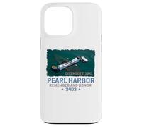 Impresión a pincel Remember and Honra al USS Arizona de Pearl Harbor Carcasa para iPhone 13 Pro Max
