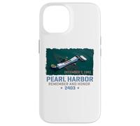 Impresión a pincel Remember and Honra al USS Arizona de Pearl Harbor Carcasa para iPhone 14