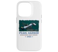Impresión a pincel Remember and Honra al USS Arizona de Pearl Harbor Carcasa para iPhone 14 Pro