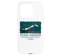 Impresión a pincel Remember and Honra al USS Arizona de Pearl Harbor Carcasa para iPhone 15 Pro