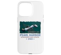 Impresión a pincel Remember and Honra al USS Arizona de Pearl Harbor Carcasa para iPhone 15 Pro Max