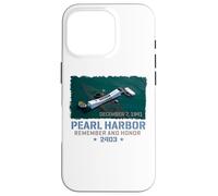 Impresión a pincel Remember and Honra al USS Arizona de Pearl Harbor Carcasa para iPhone 16 Pro