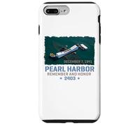 Impresión a pincel Remember and Honra al USS Arizona de Pearl Harbor Carcasa para iPhone 7 Plus/8 Plus