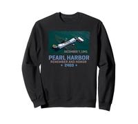 Impresión a pincel Remember and Honra al USS Arizona de Pearl Harbor Sudadera