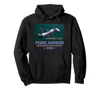 Impresión a pincel Remember and Honra al USS Arizona de Pearl Harbor Sudadera con Capucha