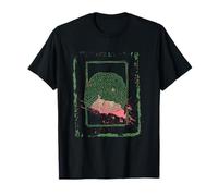 Impresión abstracta estilo grunge laberinto cerebral Camiseta