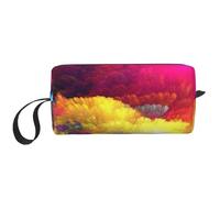 Impresión Acuarela Arte Hermosa Tinta, Bolsa de Maquillaje Bolsa de cosméticos Bolsa de artículos de tocador de Viaje portátil Bolsa de Maquillaje