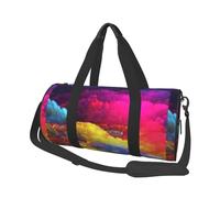 Impresión Acuarela Arte Hermosa Tinta, Bolsa de Viaje de Gran Capacidad, Bolso Redondo, Bolsa de Viaje Deportiva, Bolsa de Mano, Bolsa de Fitness