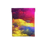 Impresión Acuarela Arte Hermosa Tinta, Squeeze Top Wallet Bolsa de Almacenamiento para Mujer Monedero pequeño Bolsa de Cambio