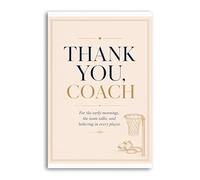 Impresión artística de pared A4 con texto en inglés "Thank You Coach Netball"