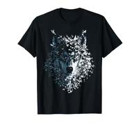 Impresión artística del Amante del Lobo Camiseta