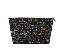 Impresión Colorida de fórmula matemática, Bolsa de artículos de tocador Bolsa de Maquillaje Bolsa de cosméticos Bolsa de artículos de tocador de Viaje portátil