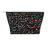 Impresión Colorida de fórmula matemática, Bolsa de artículos de tocador Bolsa de Maquillaje Bolsa de cosméticos Bolsa de artículos de tocador de Viaje portátil