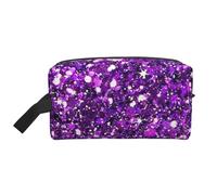 Impresión con Brillo y Brillo., Bolsa de Maquillaje Bolsa de cosméticos Bolsa de artículos de tocador de Viaje portátil Organizador de Bolsa de Maquillaje